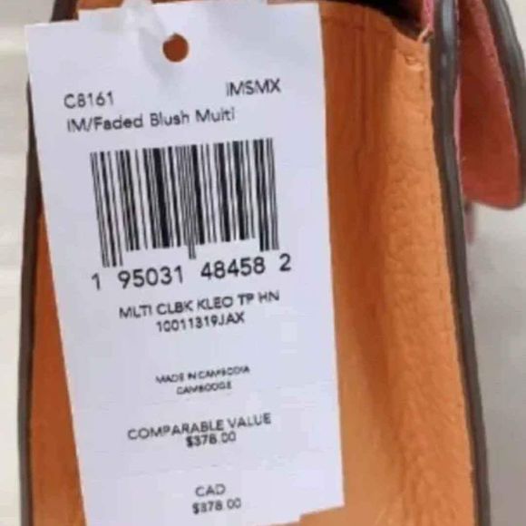 Like NEW Coach Designer Limited Edition Kleo Monogram Shoulder Bag Purse Handbag - Picture 9 of 9